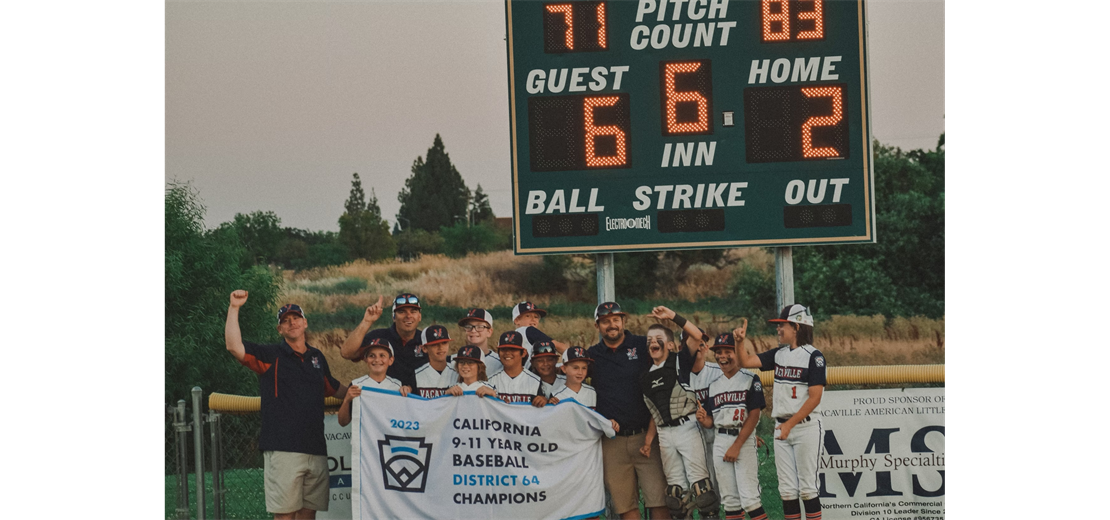 VALL 9-10-11's DISTRICT 64 CHAMPS!